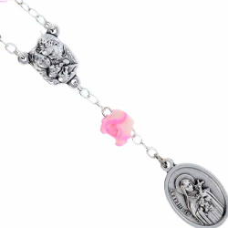 Confezione libro "Novena delle rose a Santa Teresa di Lisieux" e Corona delle rose di Santa Teresa di Lisieux