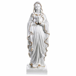 MADONNA DI LOURDES IN FIBRA DI VETRO