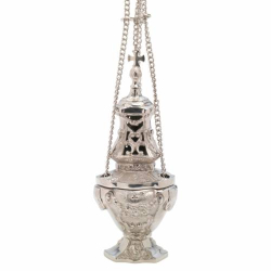 Wysoki Turybularz H 30 cm Niklowany
