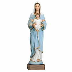 MADONNA WITH CHILD IN FIBERGLASS