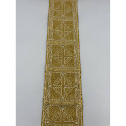 Gallone Largo (10.5cm) Liturgico Semimetallico EMMA 250