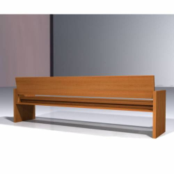 Pew of walnut wood - Mod. S. Camillo