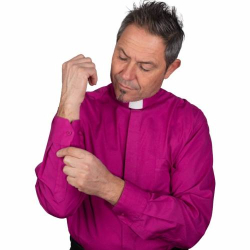 Camicia clergy  M\L 100% cotone popeline