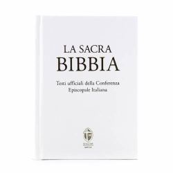 La Sacra Bibbia. Edizione grande a caratteri grandi. Ecopelle bianca