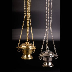 Thurible nickle plated H 11 cm