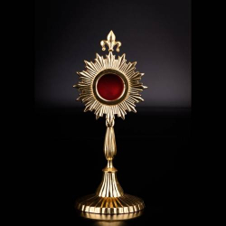 Reliquary brass H 23 cm