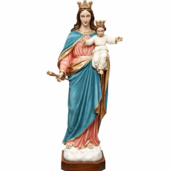 MADONNA AUSILIATRICE IN FIBRA DI VETRO