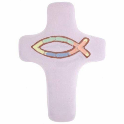 Ceramic cross “Ichthus”